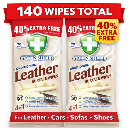 Leather wipes 140 pack - leather,