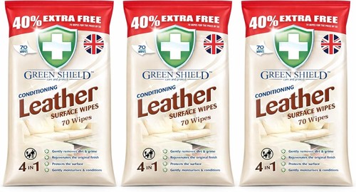 Green shield leather - green,