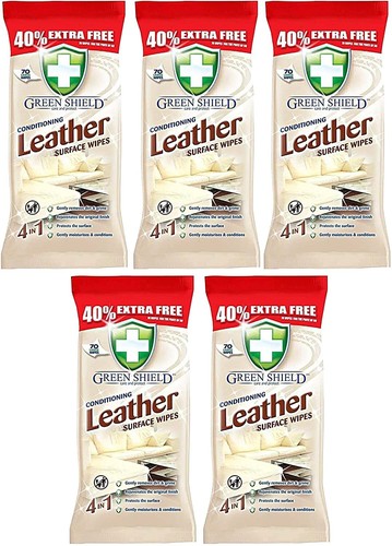 Greenshield leather wipes - greenshield,