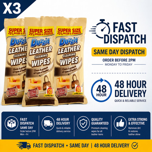 Leather wipes surface - surface, cleaning