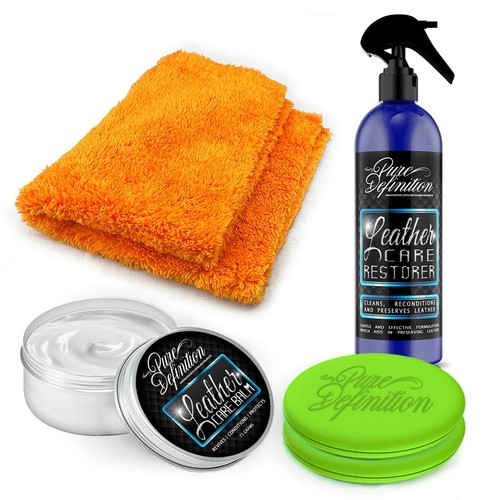 Leather cleaner protection kit - leather,