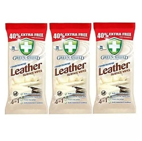 Green shield leather - green,