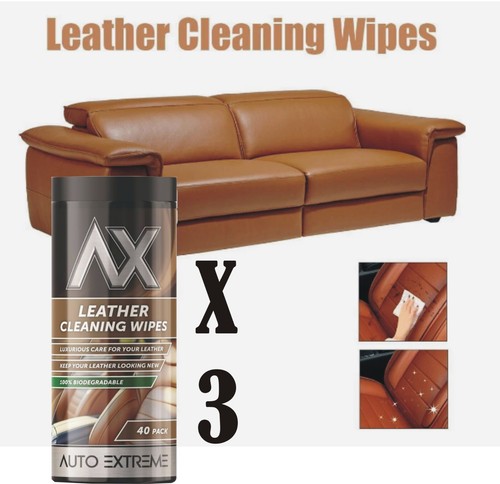 Pack leather cleaning - 40-pack,