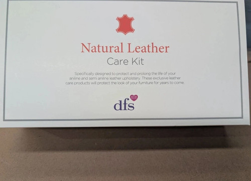 Dfs natural leather sofa - natural,