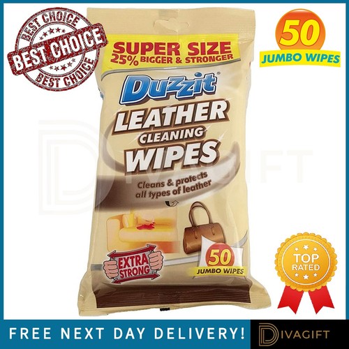 Leather cleaner wipes - 50, clean