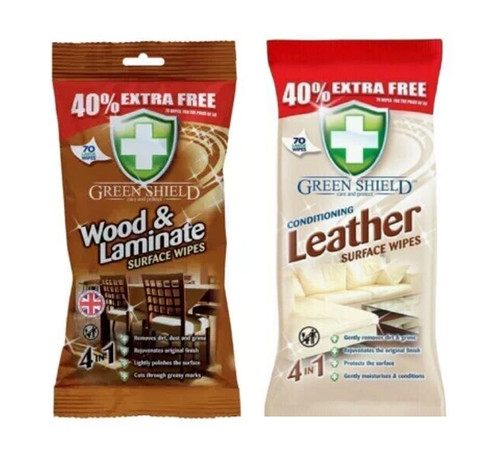 Green shield leather - leather, &