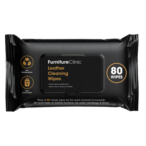 Leather sofa cleaning - sofa, wipes