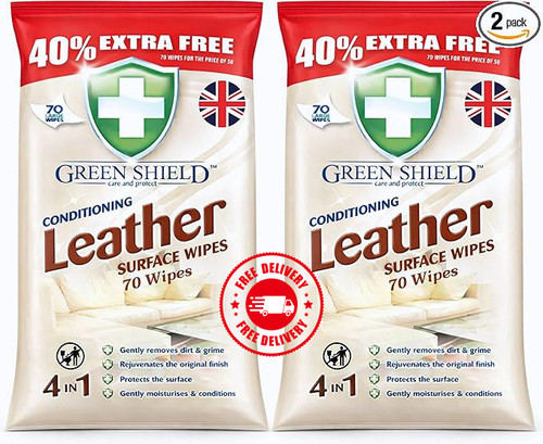 Leather cleaning wipes 2x70 - leather,